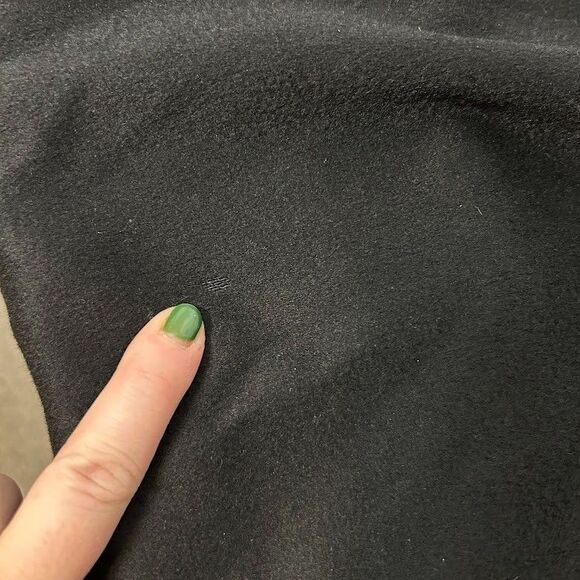 VTG 70s Gemini 100% Wool Shawl Cape Cocoon Wrap Coat OS Black - Picture 8 of 10